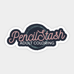 PencilStash Adult Coloring Sticker